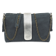 sac minima vert et argent bicolore